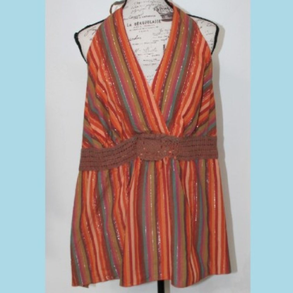 Lane Bryant Boho Halter Top